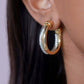 Pehr Twisted Hoops - Small Silver and golden- Pehr Adorning Time