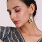 Silver - Flower Earrings