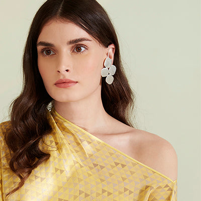 Pehr Honeycomb Drop Earrings - Pehr Adorning Time - Image 3