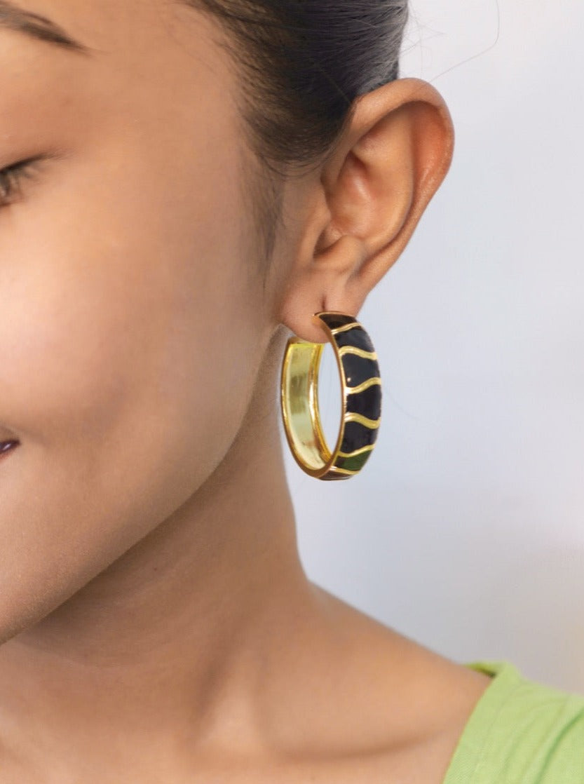 Laguna Enamelled Hoops I Pehr Adorning Time 