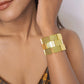 Gold Open Cuff Bracelet | Open Cuff Bracelet | House of Pehr