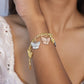 Gold Butterfly Charm Bracelet | Charm Bracelet | Pehr Silver 
