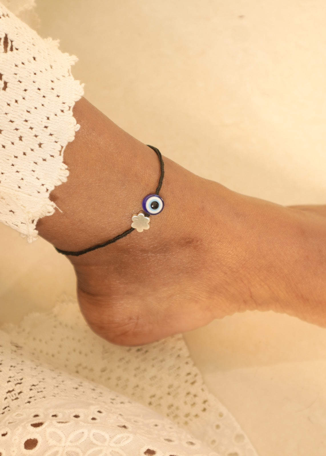 Evil Eye Thread Anklet Cum Bracelet I Pehr Adorning Time