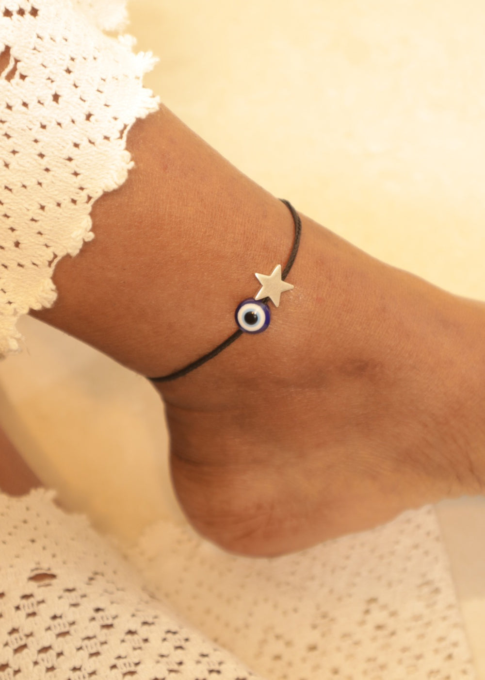 Evil Eye Thread Anklet Cum Bracelet I Pehr Adorning Time - Image 14
