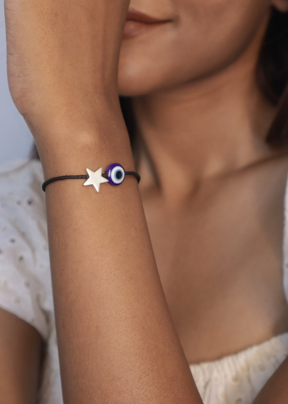 Evil Eye Thread Anklet Cum Bracelet I Pehr Adorning Time - Image 19