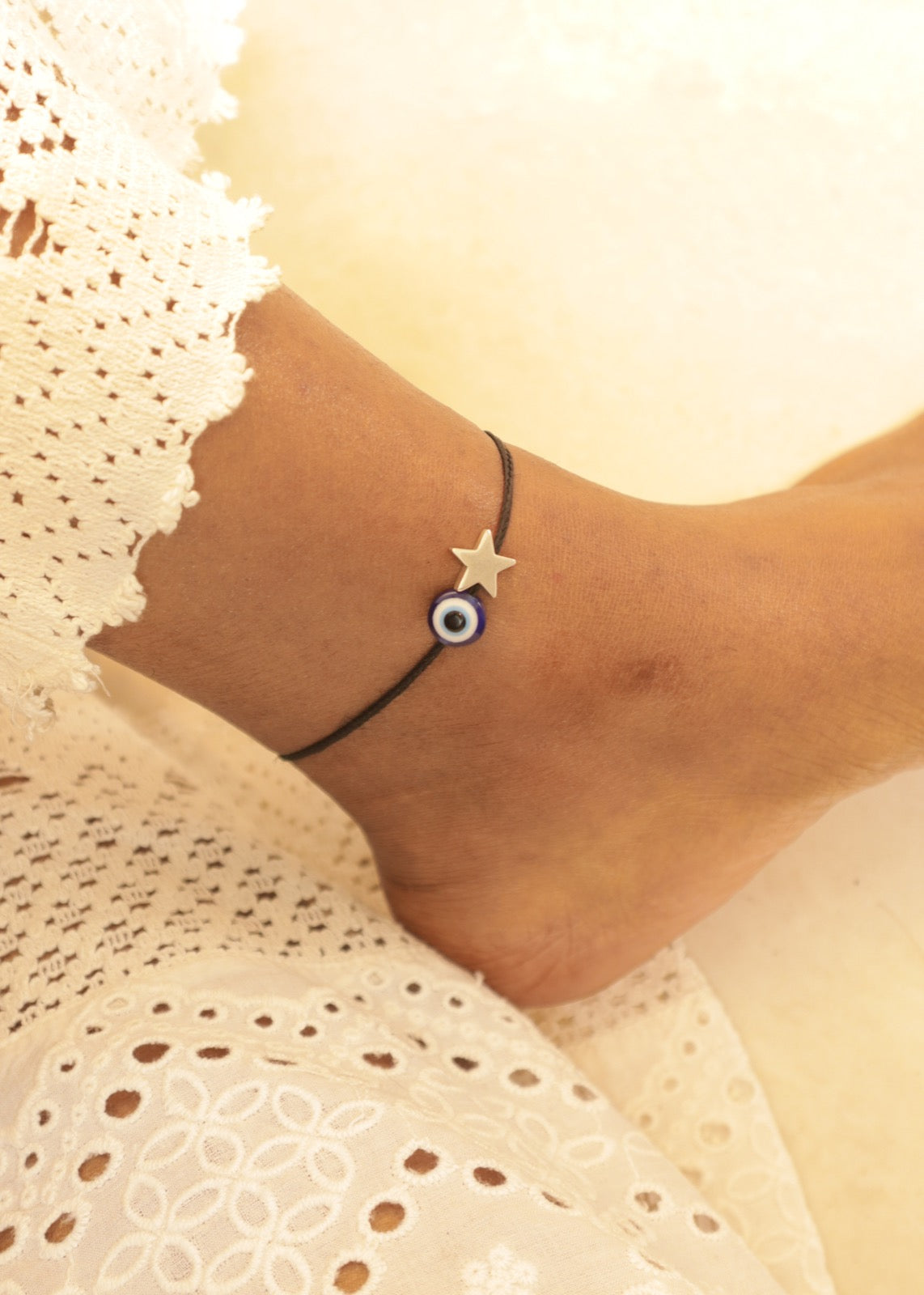 Evil Eye Thread Anklet Cum Bracelet I Pehr Adorning Time