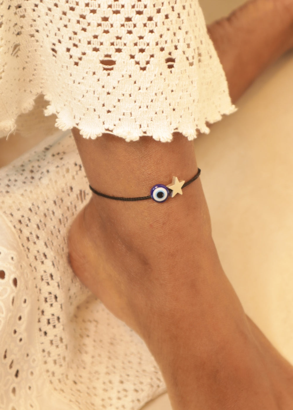 Evil Eye Thread Anklet Cum Bracelet I Pehr Adorning Time - Image 11