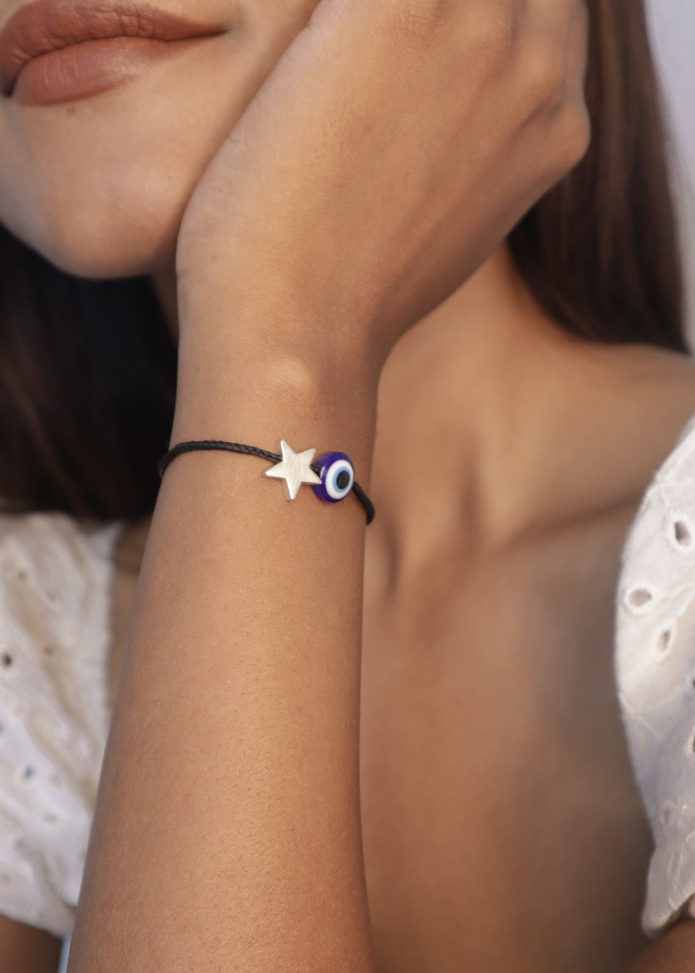 Evil Eye Thread Anklet Cum Bracelet I Pehr Adorning Time - Image 20