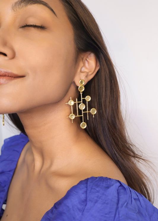 Pehr Cross & Noughts Earrings | House of Pehr