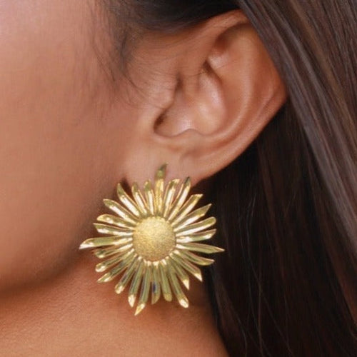 Pehr Ra Stud Gold  Earrings - House of Pehr