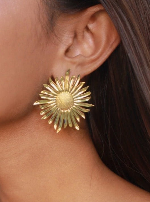 Pehr Ra Stud Gold  Earrings - House of Pehr