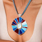 Aqua Pendant Necklace | Multi Color Necklace | Pehr Silver