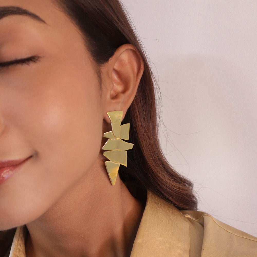Stacked Earrings Golden -House of Pehr - Image 2