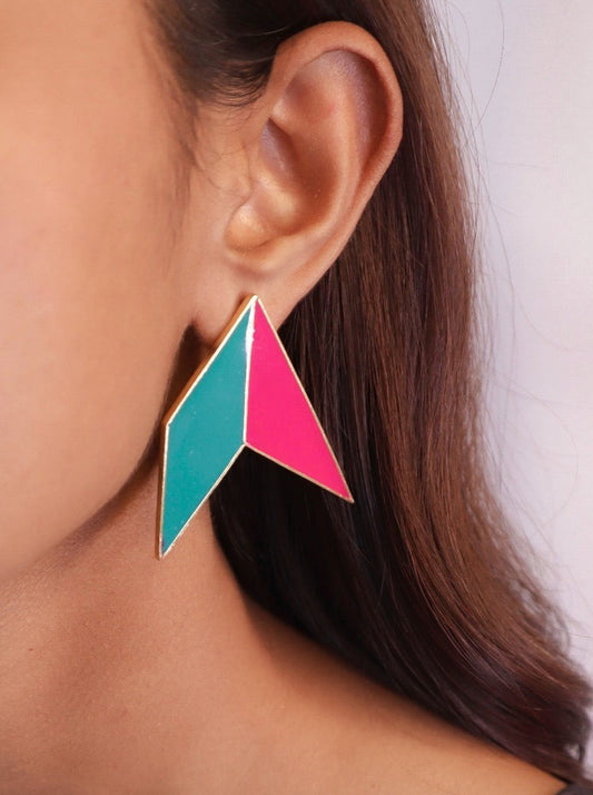 Pehr Origami Bird Enamelled Earring - House of Pehr 