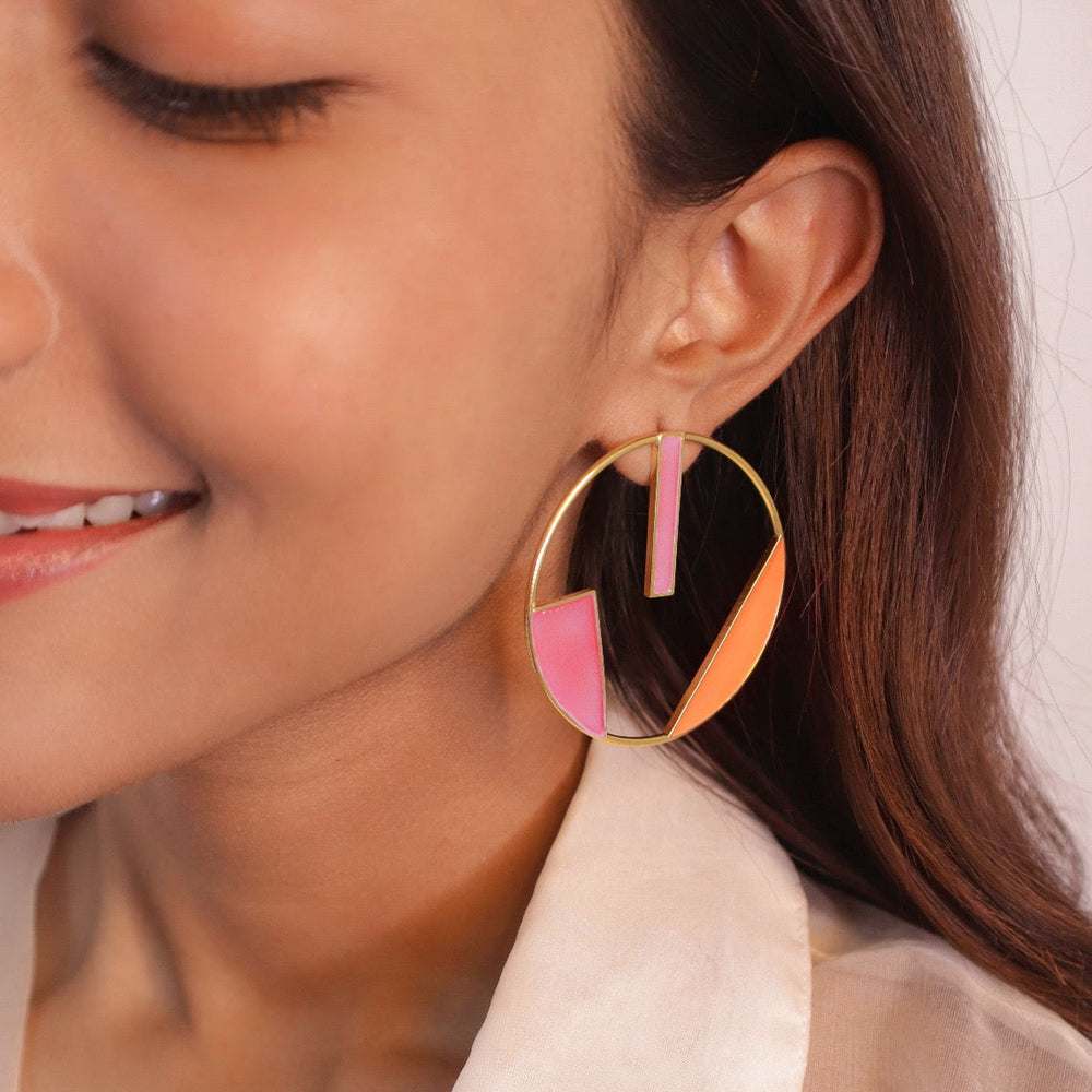 Pehr Hoopla Enamelled Earrings - Pehr Adorning Time - Image 2