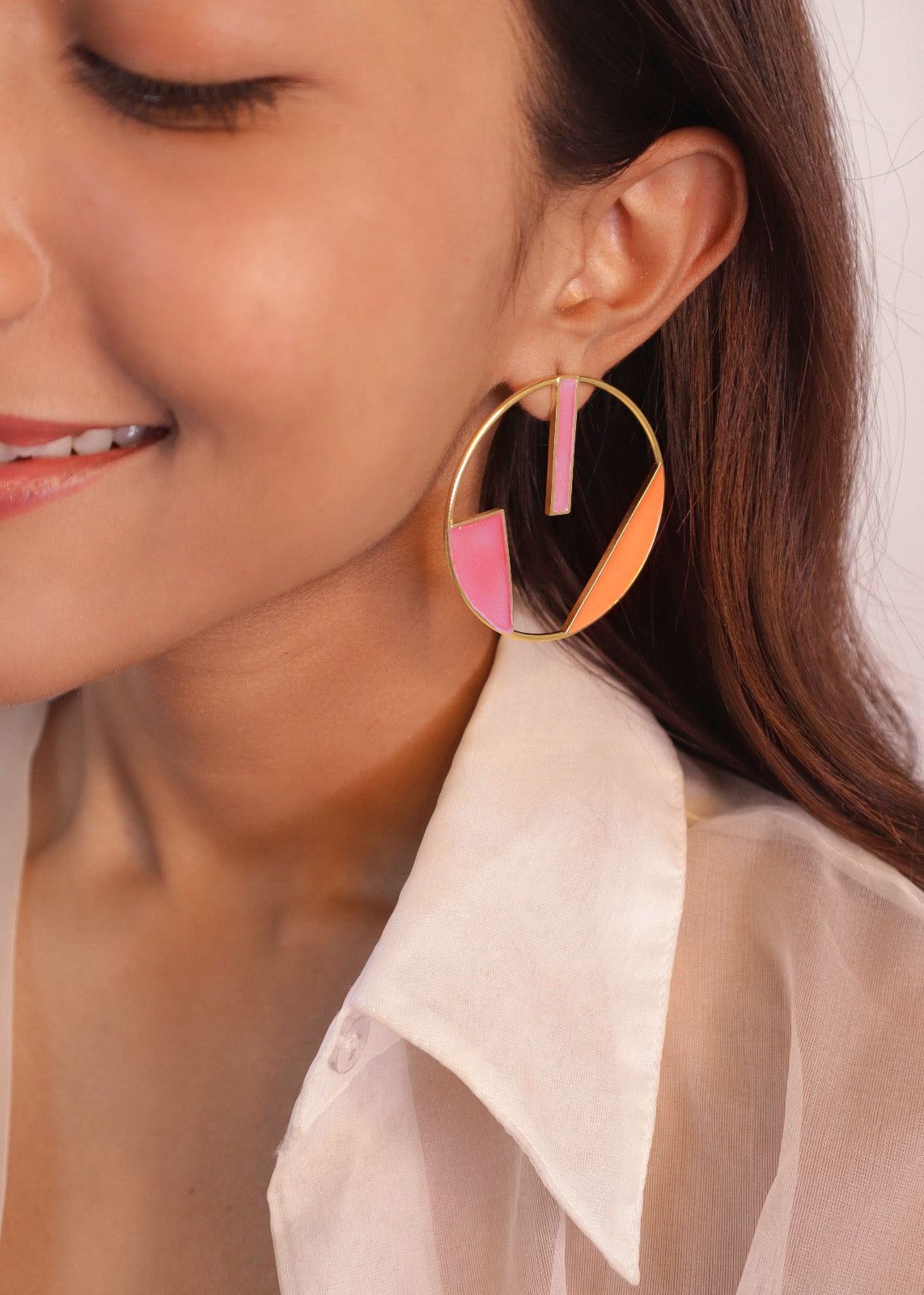 Pehr Hoopla Enamelled Earrings - Pehr Adorning Time