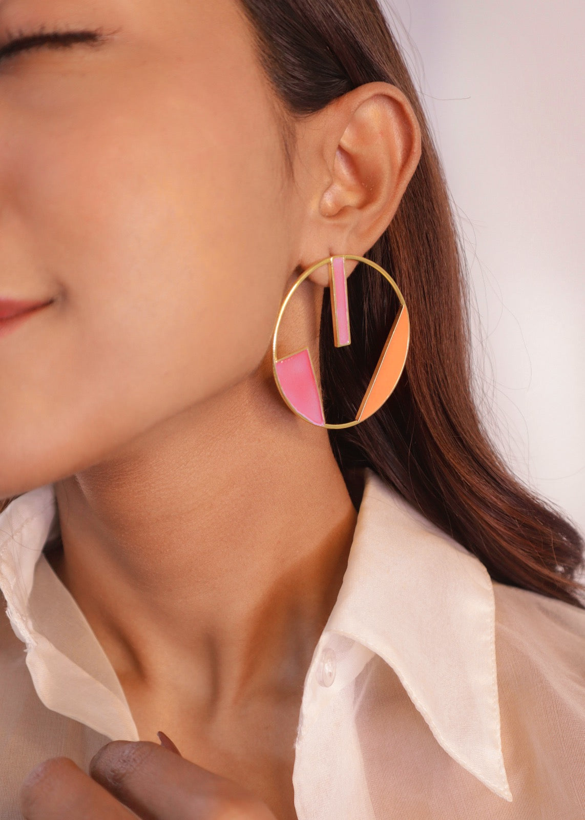 Pehr Hoopla Enamelled Earrings - Pehr Adorning Time