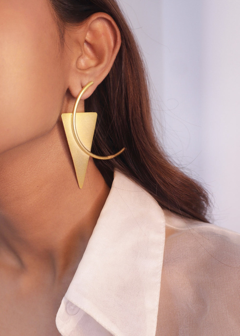 Pehr Bermuda Earrings Golden - Pehr Adorning Time  Edit alt text - Image 5