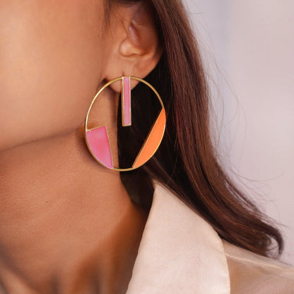 Pehr Hoopla Enamelled Earrings - Pehr Adorning Time