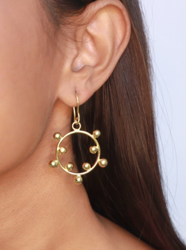 Pehr Zeus Gold Hoops - Mini - Pehr Adorning Time