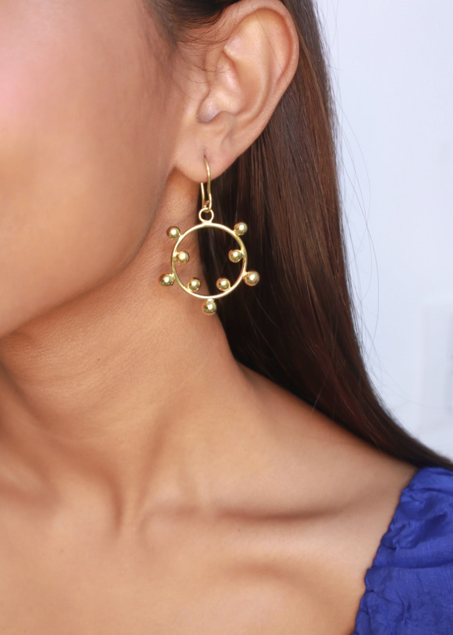 Pehr Zeus Gold Hoops - Mini - Pehr Adorning Time