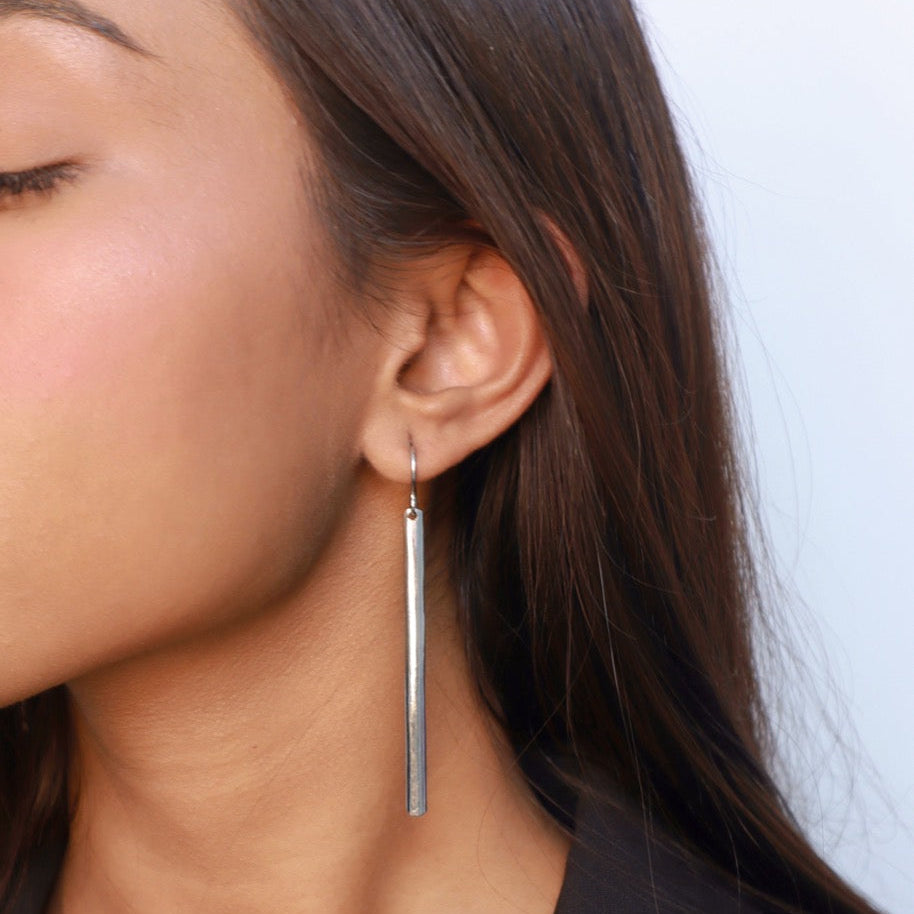 Pehr Drop Earrings Silver - Pehr Adorning Time - Image 8