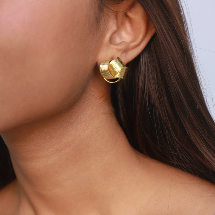 Intertwine Studs Gold House of Pehr - Image 10