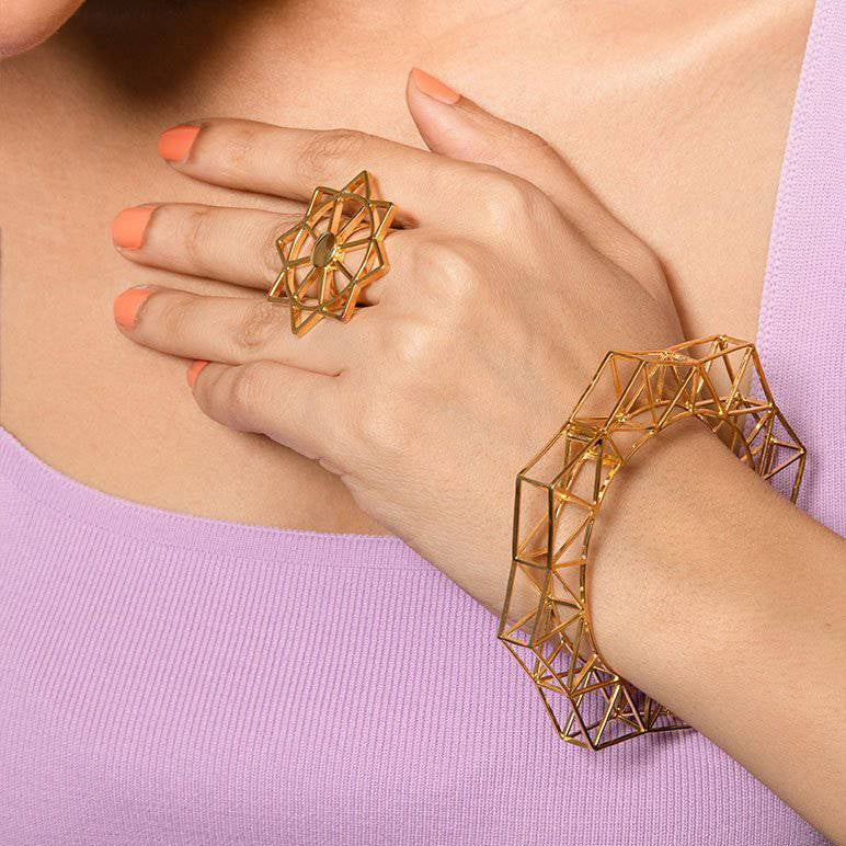 Pehr Star Gold Bracelet - Pehr Adorning Time - Image 3