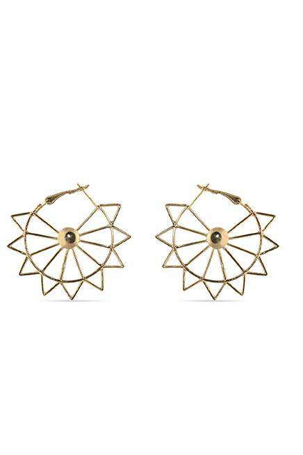 Pehr Star Gold Hoops - Pehr Adorning Time