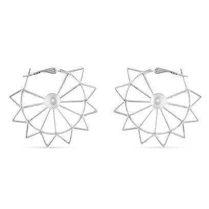 Star Silver Hoops - House of Pehr - Image 4