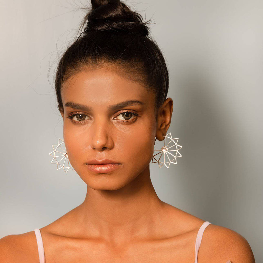 Star Silver Hoops - House of Pehr - Image 5