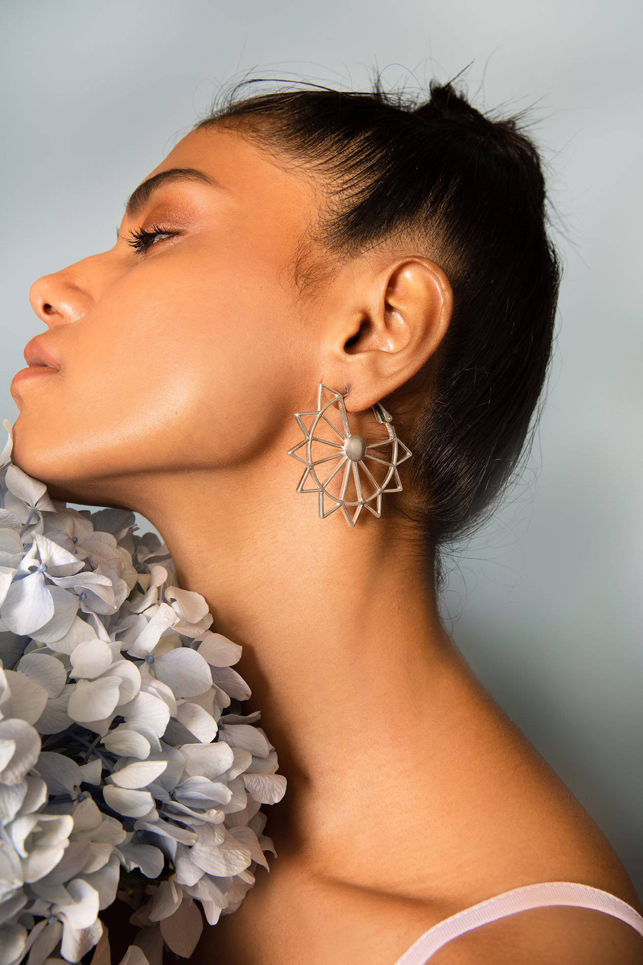 Pehr Star Silver Hoops - Pehr Adorning Time