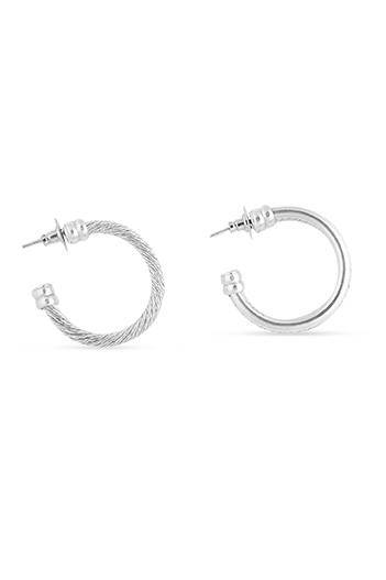 Pehr Twisted Hoops Silver - Large - Pehr Adorning Time