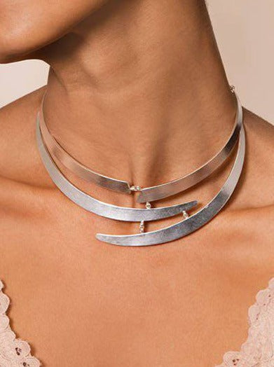 Crescent Choker Necklace | Choker Necklace | Pehr Silver