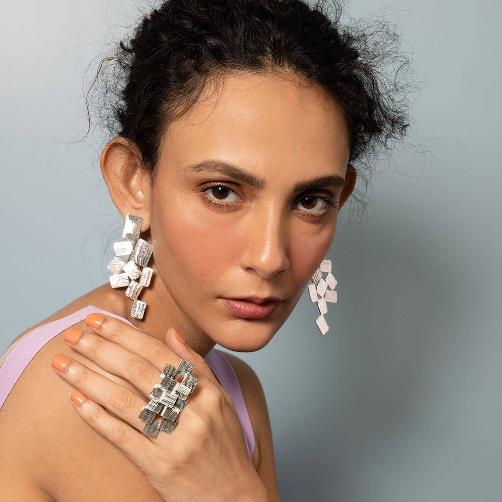 Pehr Etched Ring | Silver Ring | House of Pehr - Image 5