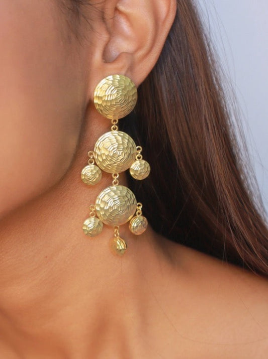 Ringlet Earrings Gold - House of Pehr