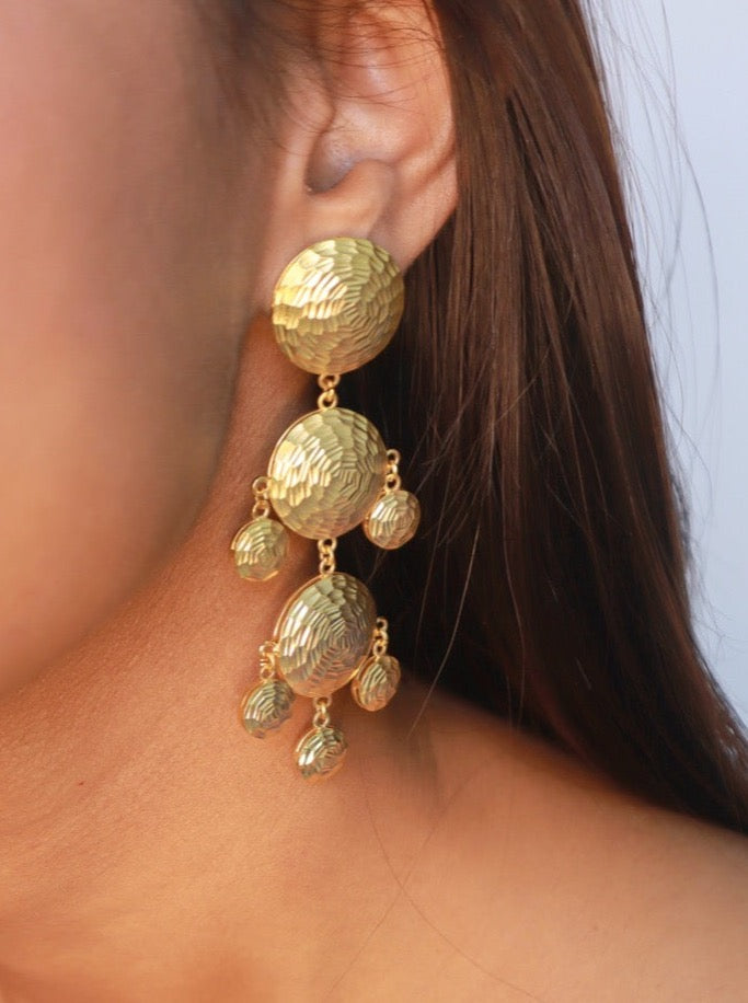 Ringlet Earrings Gold - House of Pehr