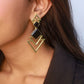 Trinity Dusk Earrings-Golden-Jewellery | Pehr